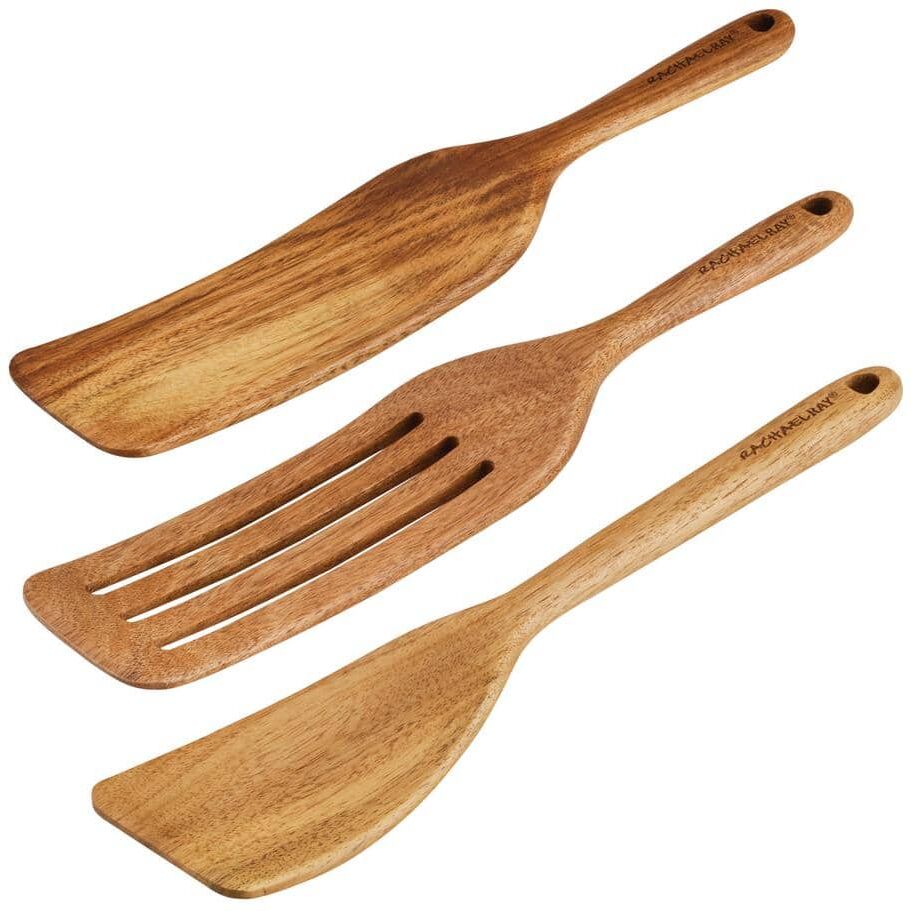 Rachael Ray Tools & Gadgets Wooden Kitchen Utensil Set (3-Piece)