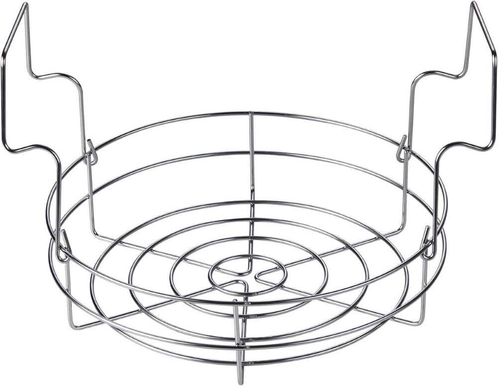 Cook N Home Stainless Steel 12 in. Steamer Canning Rack, Kit for Regular Wide Mouth Mason Jars Ball Jars