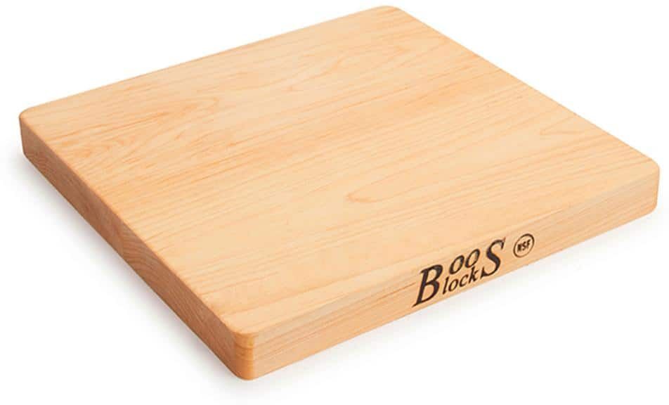 JOHN BOOS 1-Piece Maple Wood Cutting Board