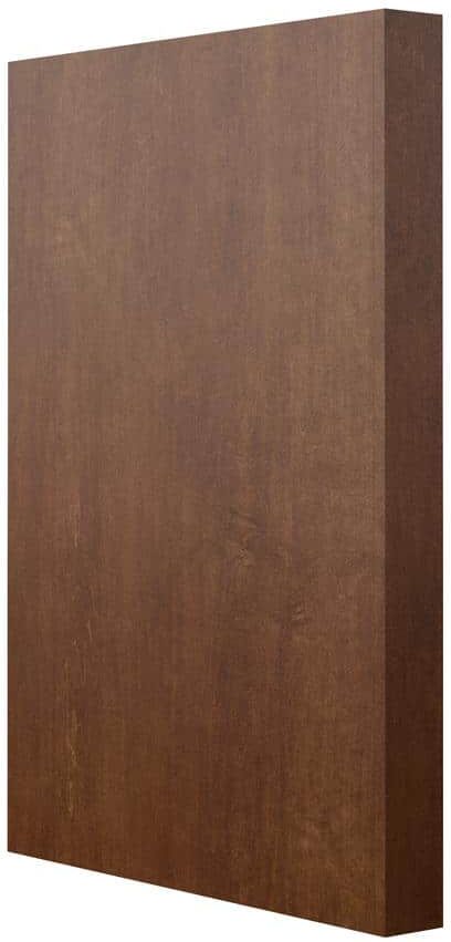 Hampton Bay Designer Series 3x34.5x24.5 in. Base Column End Panel in Spice