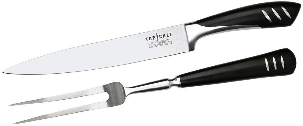 Top Chef by Master Cutlery 2-Piece Stainless Steel Carving Set