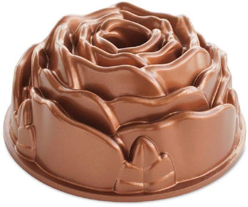 Nordic Ware Aluminum Rose Fluted Cake Pan