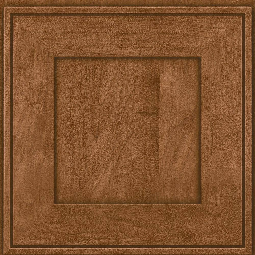 KraftMaid 14-5/8 in. x 14-5/8 in. Cabinet Door Sample in Chocolate