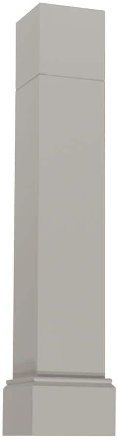 Hampton Bay 5.75x34.5x5.75 in. Decorative Corner Post End Panel in Dove Gray