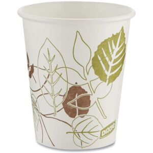 DIXIE Pathways 10 oz. Disposable Paper Cups, Hot Drinks, 50 Sleeve, 20 Sleeves/Carton