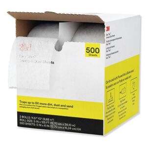3M 5 in. Poly Fiber Easy Trap Duster in White (250-Sheet Roll, 2-Rolls/Carton)