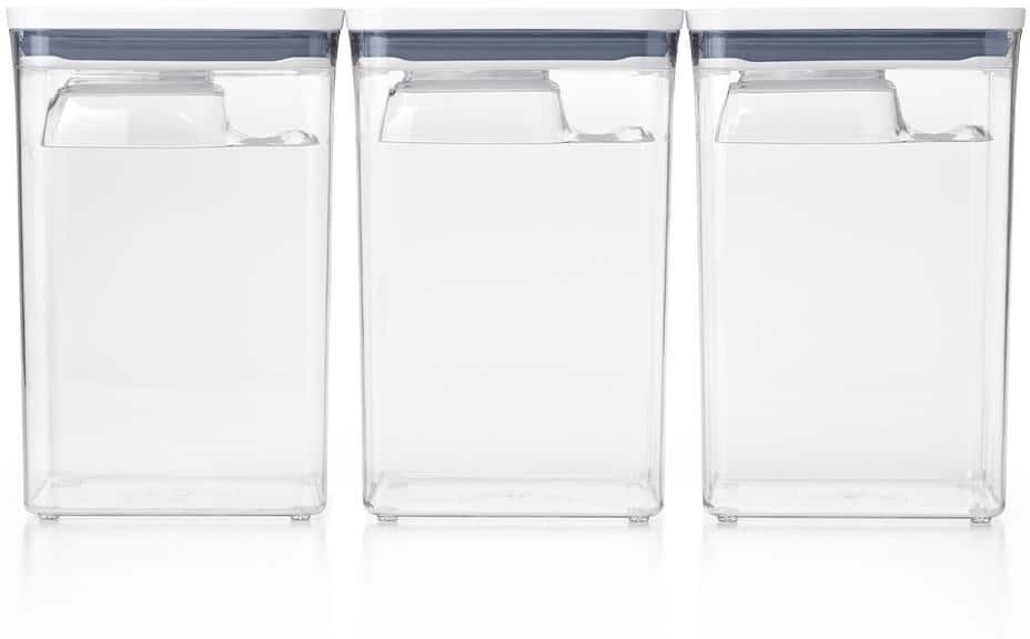 The Best Storage Containers for Organizing Your Space 22 OXO Good Grips 4.4 qt. Large POP Food Storage Container with Airtight Lid and Scoops (3-Pack)