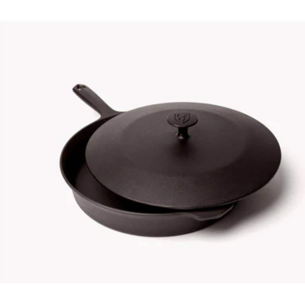 FIELD COMPANY 2-Piece 11 5/8 in. No 10 Cast Iron Skillet with Lid