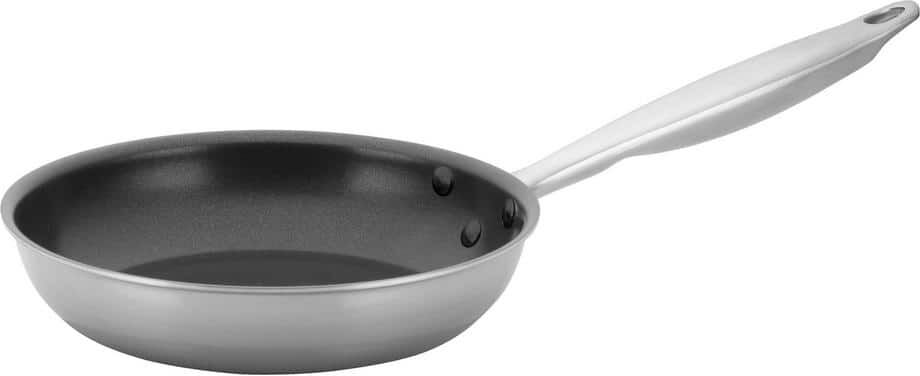 Winco 8 in. Triply Stainless Steel Non-stick Frying Pan