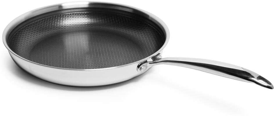 LEXI HOME Diamond Tri-ply 12 Inch Stainless Steel Nonstick Frying Pan