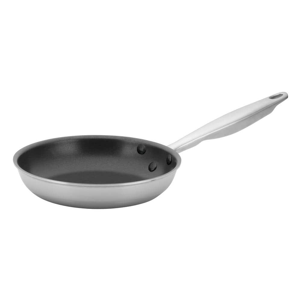 Winco 7 in. Triply Stainless Steel Non-stick Frying Pan