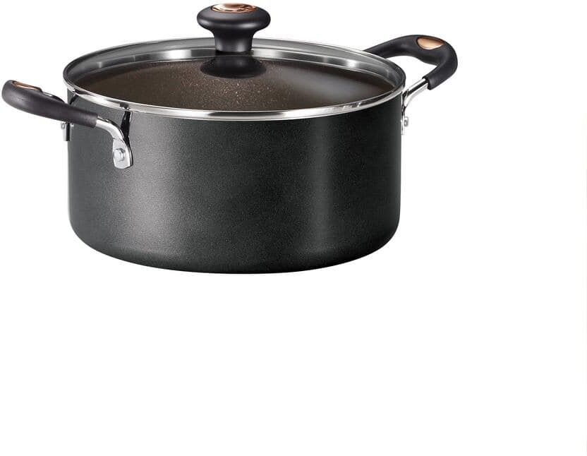 Tramontina Pots and-Pans 5 qt. Aluminum Nonstick Covered Dutch Oven