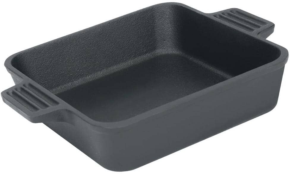 BAYOU CLASSIC Rectangular Cast Iron Cake Pan Casserole Bakeware Dish