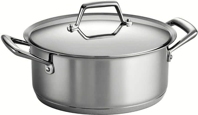 Tramontina Gourmet Prima 6 qt. Stainless Steel Sauce Pot with Lid