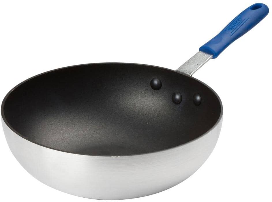 Winco 11 in. Non-stick Aluminum Stir Frying Pan