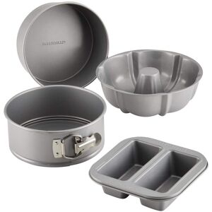 Farberware Bakeware, 4 Piece, Gray, Pressure Cookware Bakeware Set