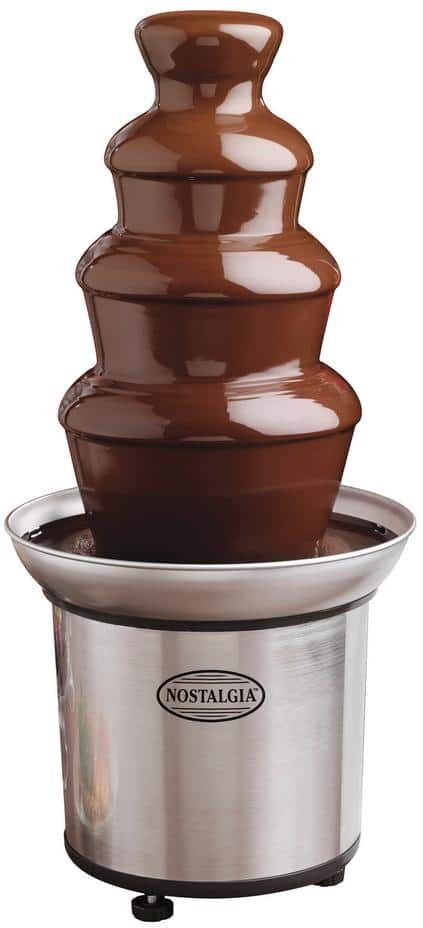 Nostalgia 4-Tier Stainless Steel Chocolate Fountain