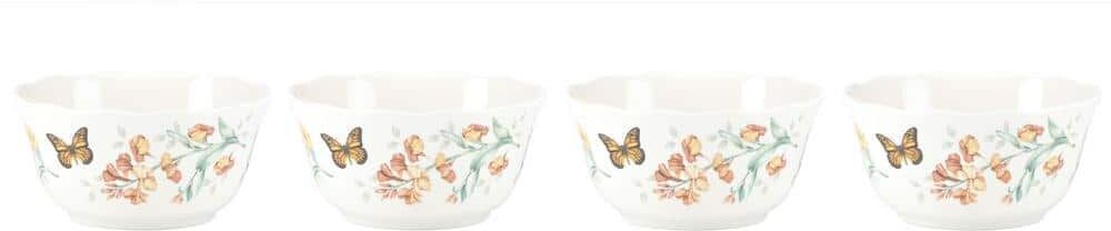 Lenox Butterfly Meadow 4-Piece Multi Color Melamine All Purpose Bowls