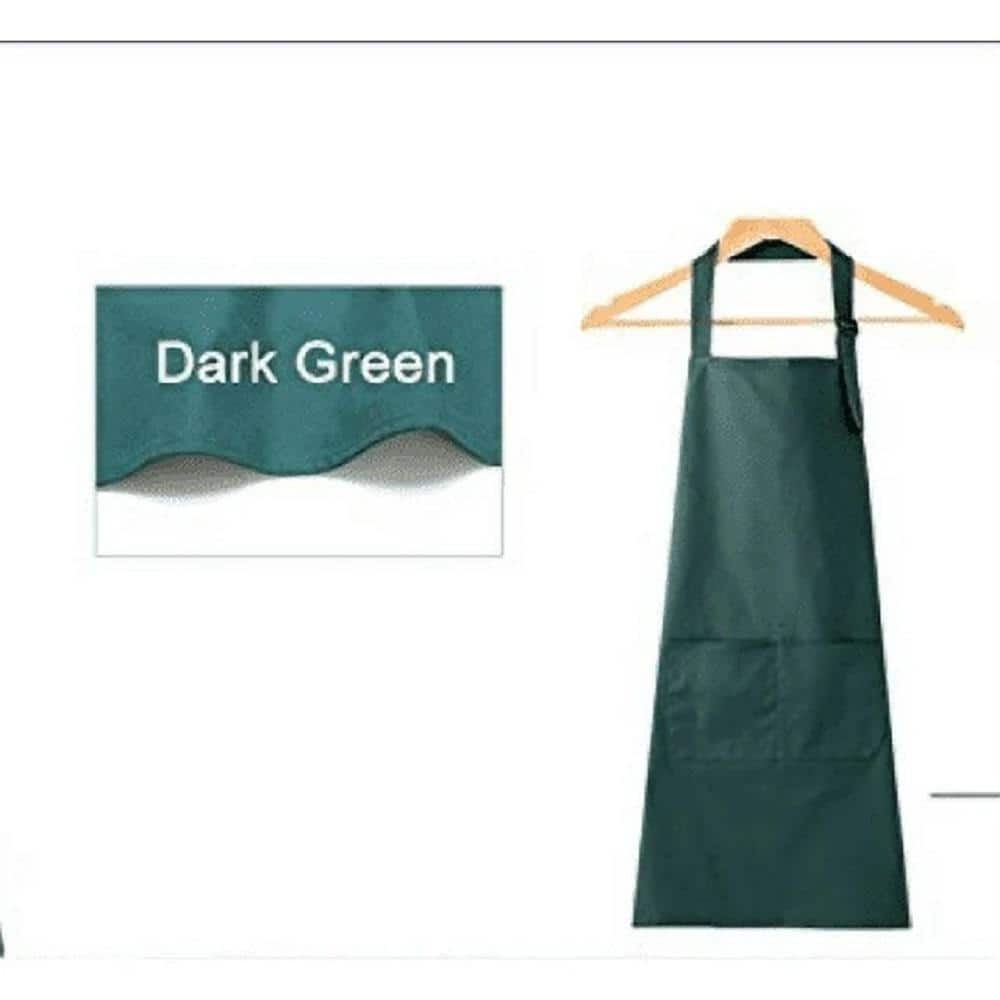 NOVO Green Kitchen Chef's Home Apron Adjustable for Cooking, Baking, Gardening, Crafting, BBQ,Working, Harvest