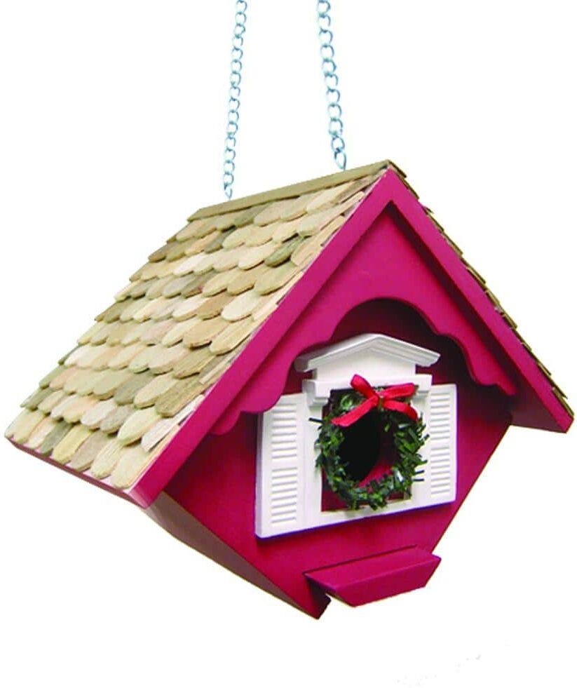 Home Bazaar Christmas Wren Cottage (Red)