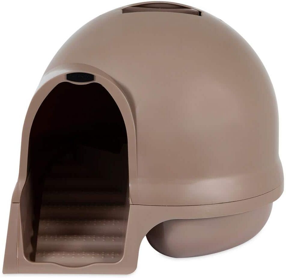 Petmate Booda Dome Titanium Cleanstep Litter Box