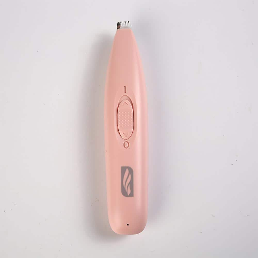 Wellco 1pc Pet Electronic Clipper, Cats And Dogs Hair Trimmer, Pet Paw Nail Grooming Tool, Pink