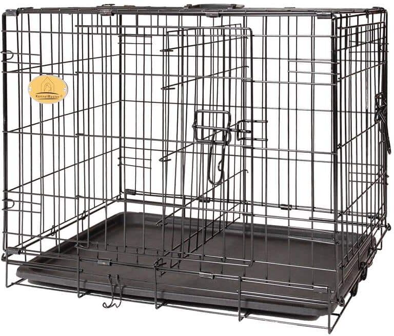 KennelMaster 24 in. x 17 in. x 19 in. Small Wire Dog Crate