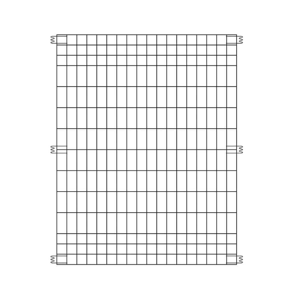 Vigoro 44 in. H x 36 in. W Metal No Dig Multi-Purpose Garden Fence Panel (6-Pack)