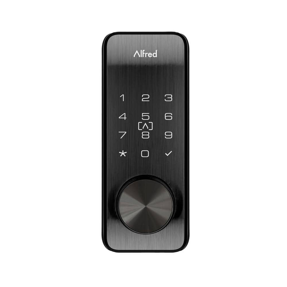 Alfred Black DB2S Smart Technology RFID Deadbolt Lock with Key