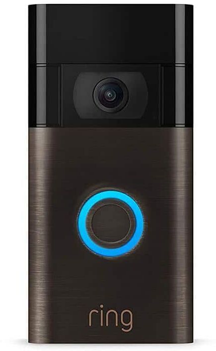 Ring Video Doorbell - Smart Wireless WiFi Doorbell Camera with Built-in Battery, 2-Way Talk, Night Vision, Venetian Bronze