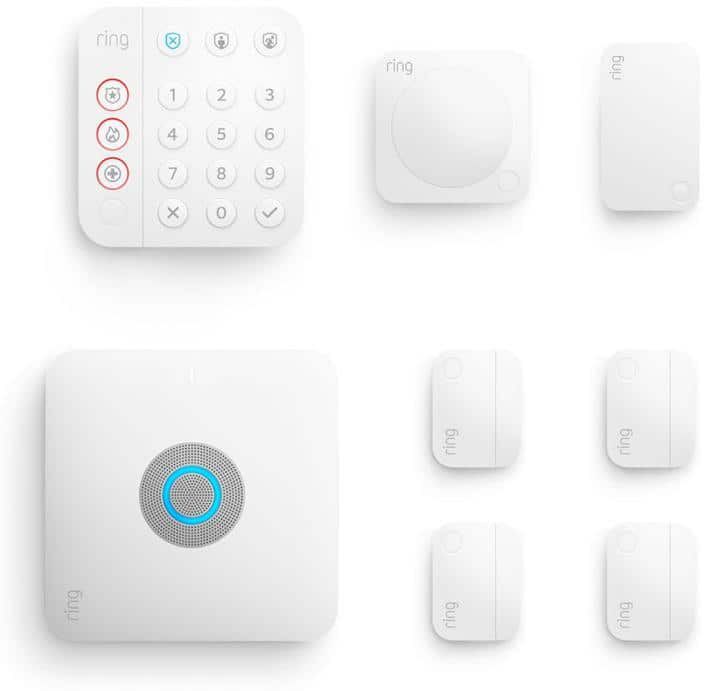 Ring Alarm Pro Wireless Security System, 8 Piece Kit with Built-In Wifi Router (2nd Gen)