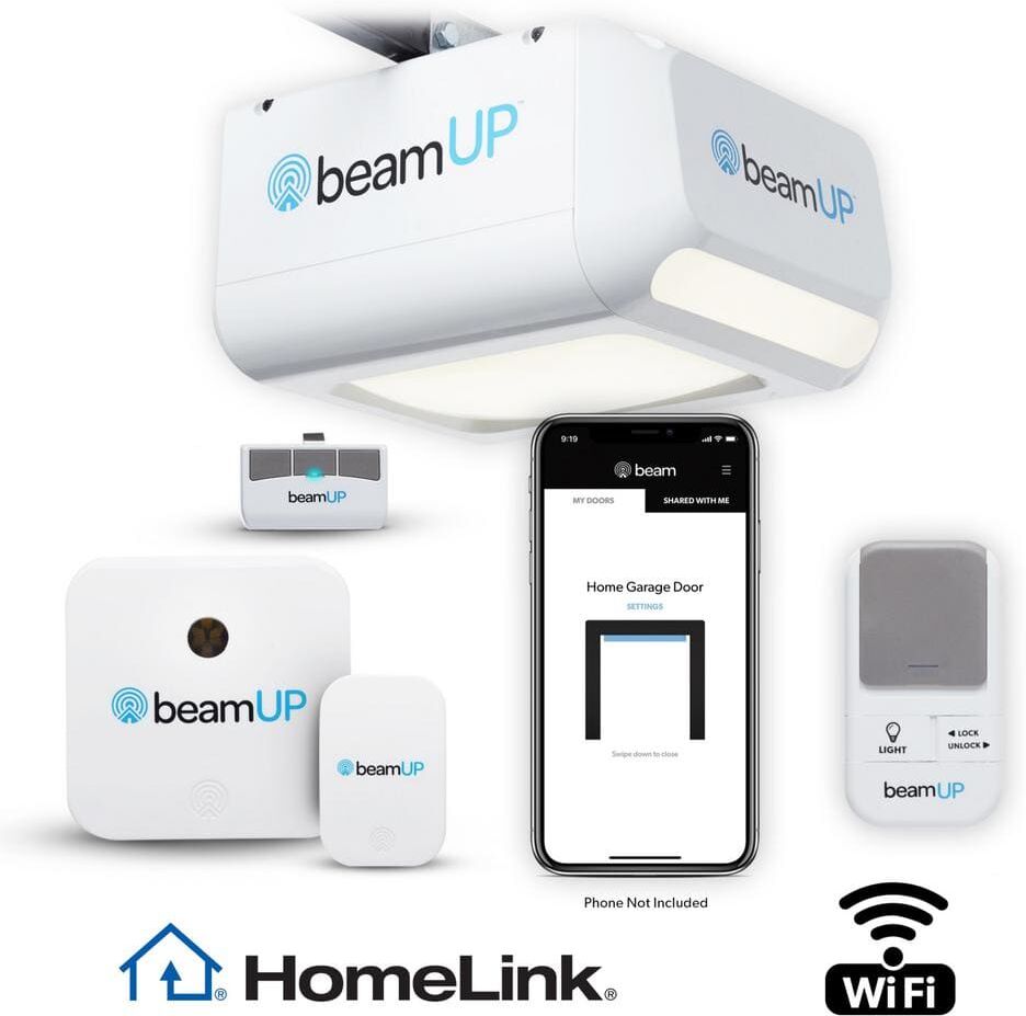 BeamUP Sentry - BU400 - Smart Garage Door Opener - WiFi and Alexa Enabled - No Subscription Fees