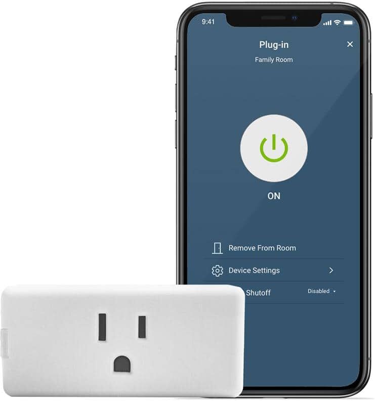 Leviton Decora Smart Wi-Fi Mini Plug-In Single Outlet (2nd Gen), Works Google, Alexa, HomeKit, No Hub Required