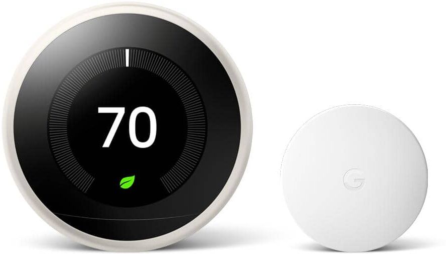 Best Smart Thermostat 2024: Top Picks & Buyer's Guide 12 Google Nest Learning Thermostat - Smart Wi-Fi Thermostat White + Nest Temperature Sensor