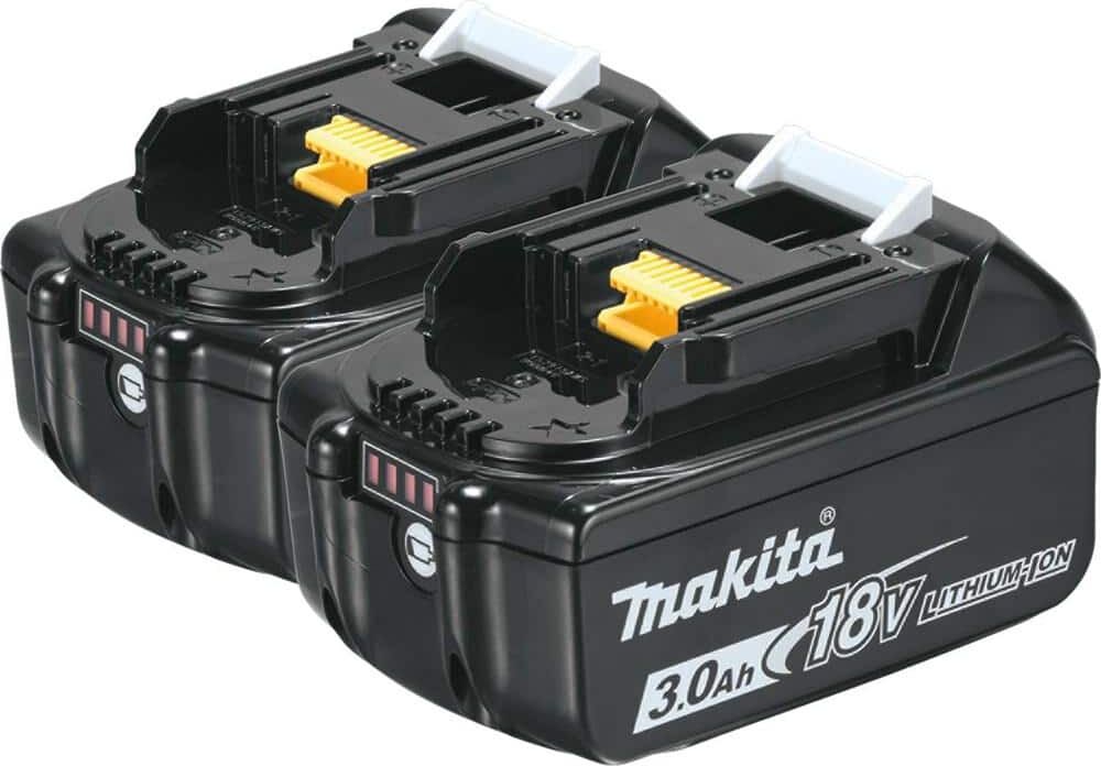 Makita 18V LXT Lithium-Ion High Capacity Battery Pack 3.0Ah with Fuel Gauge (2-Pack)