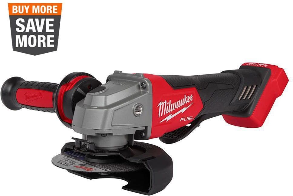 Milwaukee M18 FUEL 18V Lithium-Ion Brushless Cordless 4-1/2 in./5 in. Grinder w/Paddle Switch (Tool-Only)