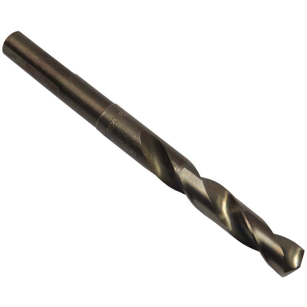 Drill America 47/64 in. M42 Cobalt Reduced Shank Twist Drill Bit with 3/8 in. Shank