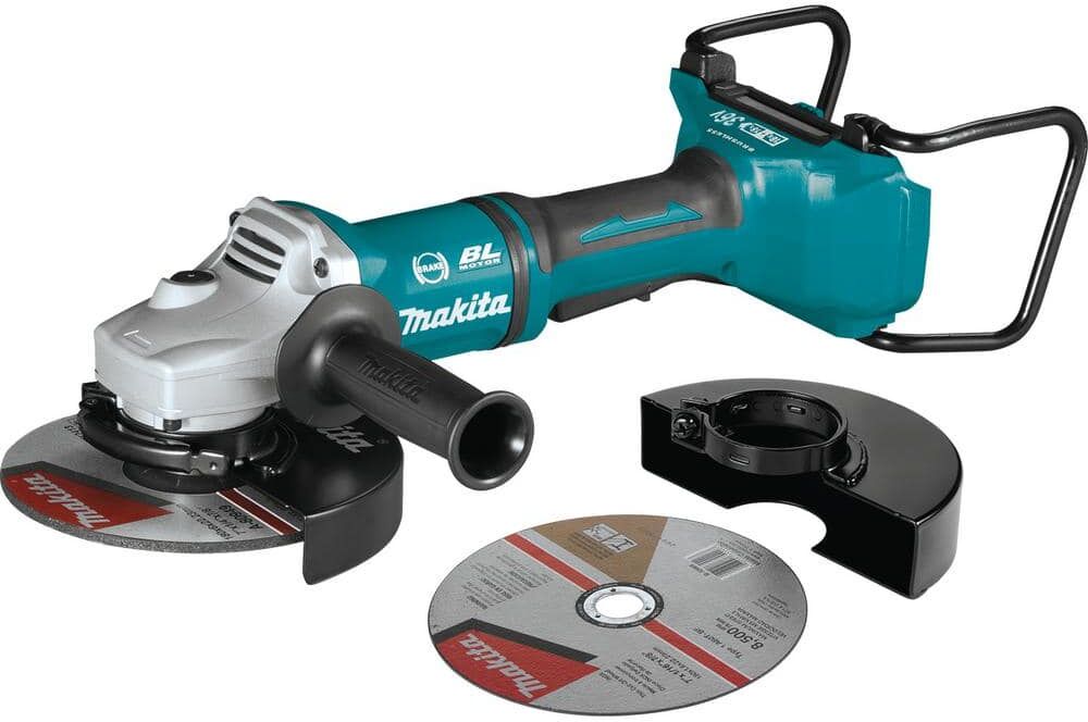 Makita 18V X2 LXT Lithium-Ion 36V Brushless Cordless 7 in. Paddle Switch Cut-Off/Angle Grinder w/ Electric Brake Tool Only