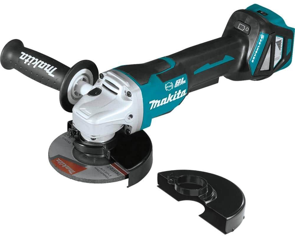 Makita 18V Brushless 4-1/2 in. / 5 in. Cordless Paddle Switch Cut-Off/Angle Grinder with Electric Brake (Tool Only)