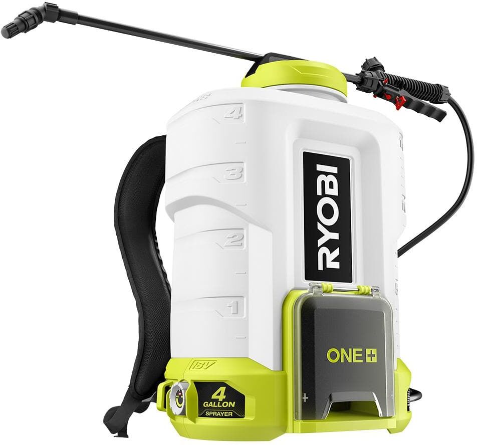 RYOBI ONE+ 18V Cordless Battery 4 Gal. Backpack Chemical Sprayer (Tool Only)