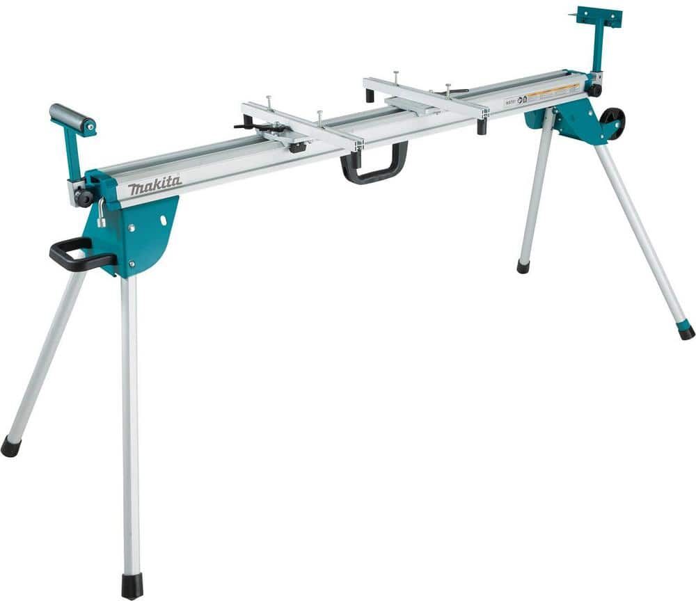 Makita 33.5 in. x 69.5 in. Folding Rolling Miter Saw Stand