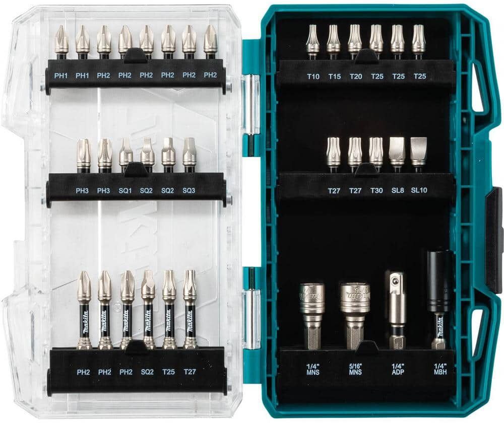 Makita IMPACT XPS Alloy Steel Impact Rated Screwdriver Drill Bit Set (35-Piece)