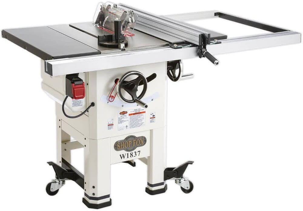 Shop Fox 10 in. 2 HP Open-Stand Hybrid Table Saw