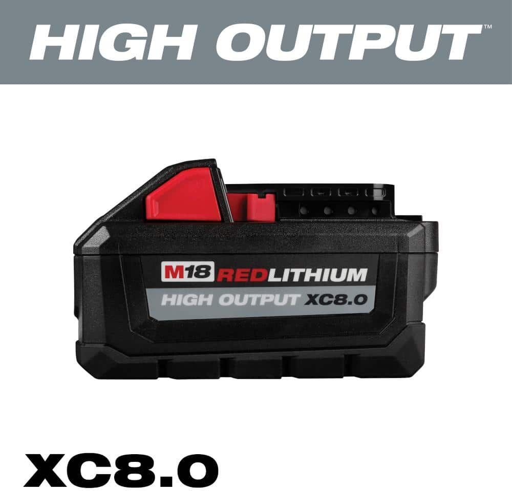 Milwaukee M18 18-Volt Lithium-Ion HIGH OUTPUT XC 8.0 Ah Battery