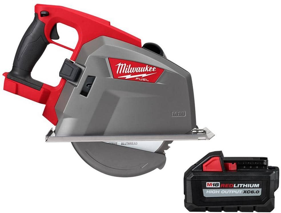 Milwaukee M18 FUEL 18V 8 in. Lithium-Ion Brushless Cordless Metal Cutting Circular Saw with 6.0 Ah Battery