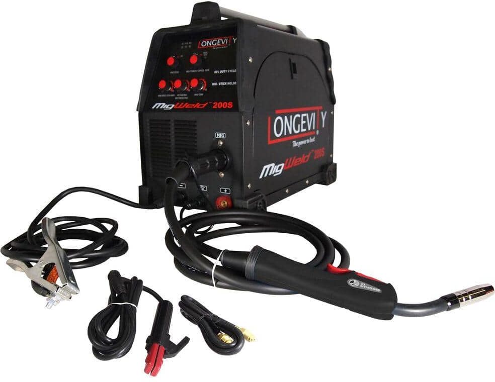 Longevity Migweld 200S 200 Amp MIG Welder with Spool Gun Capability