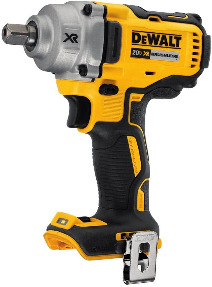 DeWalt 20V MAX XR Cordless Brushless 1/2 in. Mid-Range Impact Wrench with Detent Pin Anvil (Tool Only)