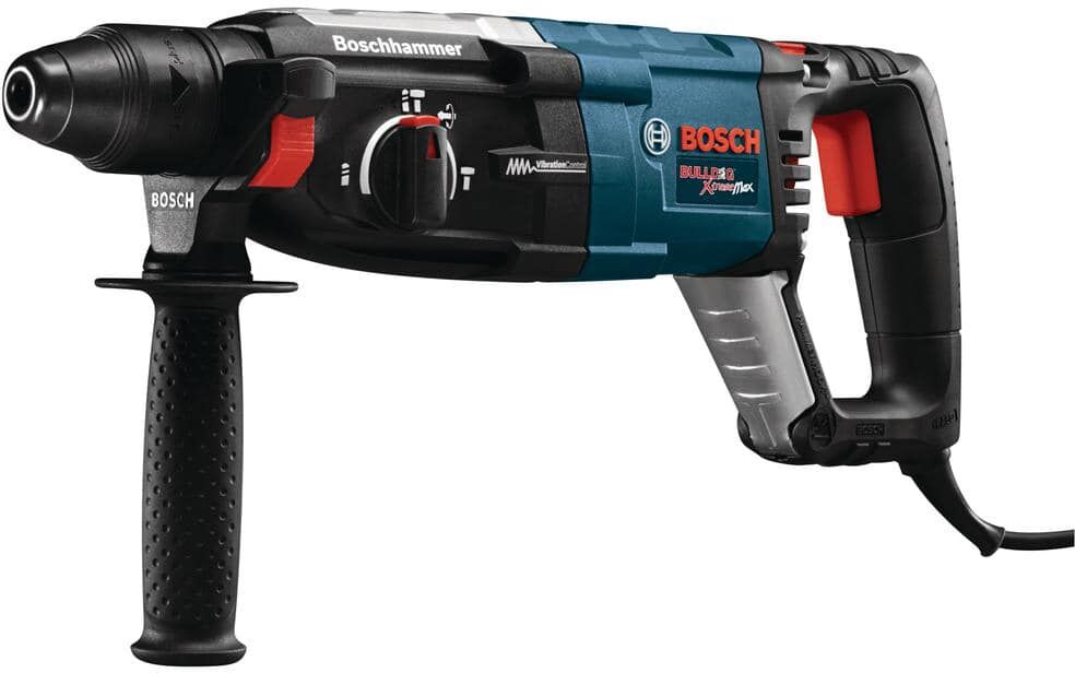 Bosch 8.5 Amp Corded 1-1/8 in. SDS-Plus Variable Speed Concrete/Masonry Rotary Hammer Drill with Carrying Case