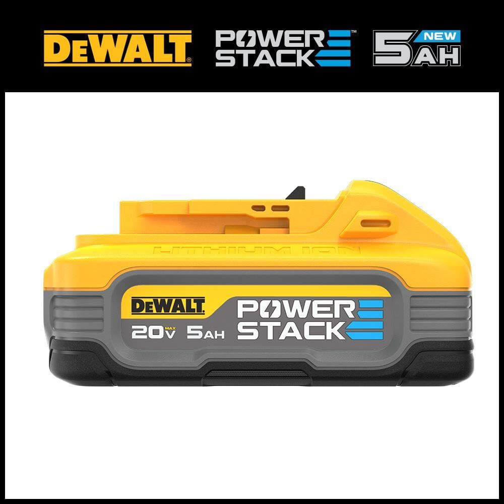 DeWalt POWERSTACK 20V Lithium-Ion 5.0Ah Battery Pack