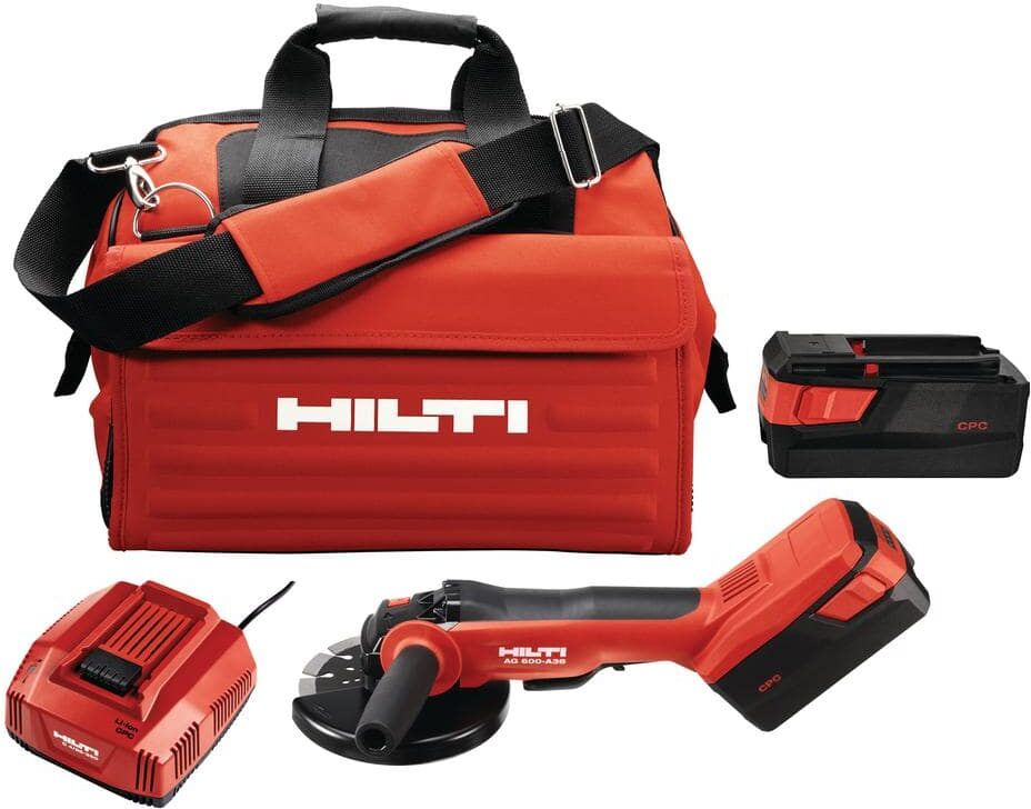 Hilti 36-Volt Lithium-Ion Brushless Cordless 6 in. AG 600 Angle Grinder Tool Kit with Kwik Lock